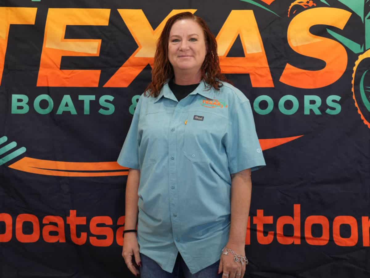 Connie Sayer at Texas Boats and Outdoors
