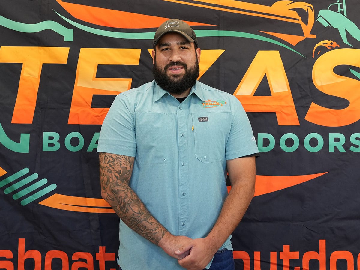 Matt Buetow at Texas Boats and Outdoors